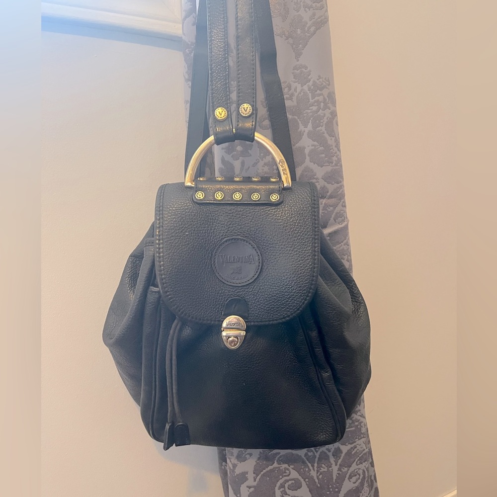 Vintage Valentina Leather Backpack